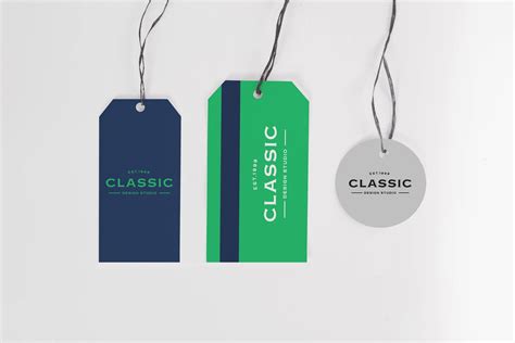 Clothing Label Tag Mock Up