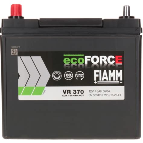 Fiamm Eco Force V Ah A En Autobatterien Batcar De Shop Agm