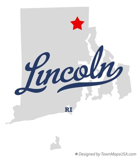 Map of Lincoln, RI, Rhode Island