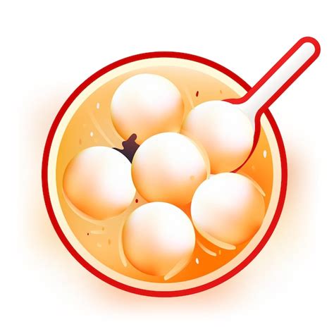 Premium Vector Eating Glutinous Rice Balls For Lantern Festival In The Year Of The Rabbit