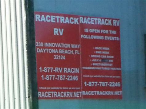 Racetrack RV Park in Daytona Beach Florida FL | Campground Views