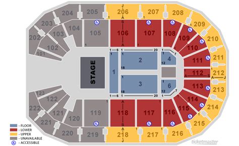 Landers Center: Seating Charts