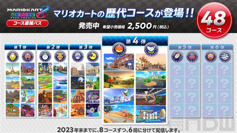 「マリオカート8 デラックス コース追加パス」第4弾が2023年3月9日 木 配信！ Nintendo Dream Web