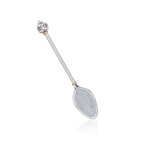 Australian Argyle Pink Diamond White Diamond Teaspoon Fine