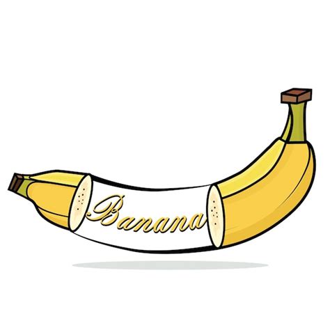 Banane Banane Vecteur Empil Banane Banane Dessin Anim Vecteur Premium