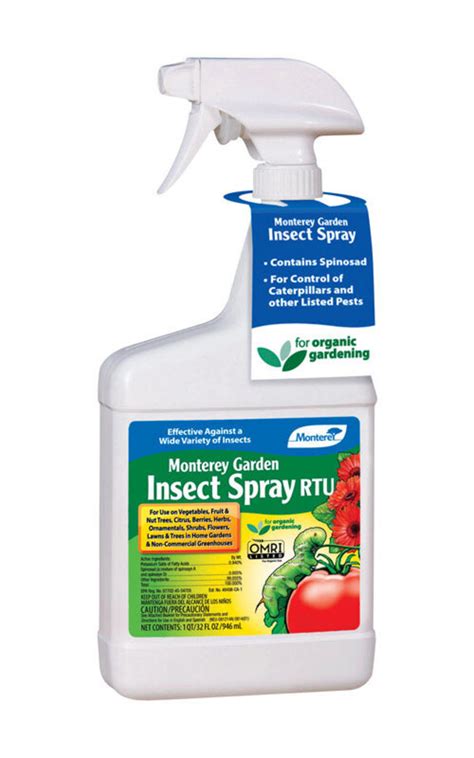 Monterey Lg 6133 Garden Insect Spray With Spinosad 32 Oz