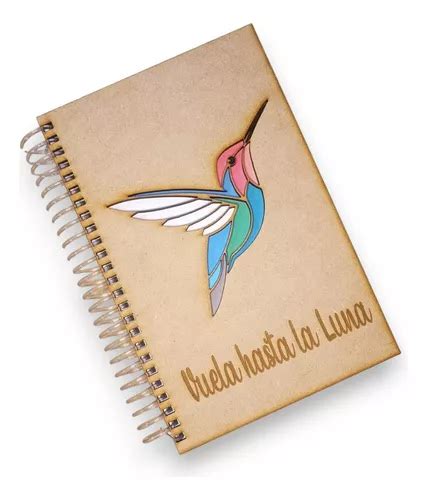 Libreta Personalizada Colibrí Pasta Mdf MercadoLibre