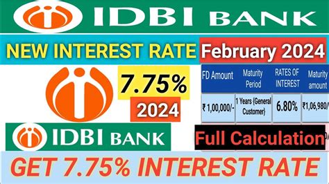 Idbi Bank New Fd Rates Idbi Bank Fd Interest Rates Idbi Bank