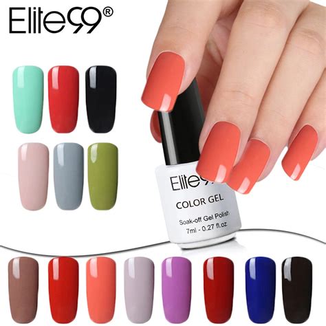 Elite99 Gel UV 3 en 1 para uñas esmalte de uñas semipermanente de un