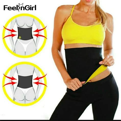 Feelingirl Neoprene Shapers Waist Trainer Women Body Shaper Sweat Work Out Slimming Belt Fat