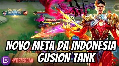 GUSION GAMEPLAY BUILD PROIBIDA EM 7 PAÍSES NOVO META MLBB YouTube