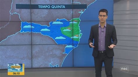 Quinta Feira Deve Ter Tempo Instável E Risco De Temporal Em Sc Verão