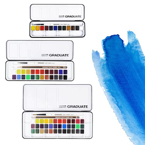 Daler Rowney Graduate Watercolor Set Assorted Colours 47 OFF