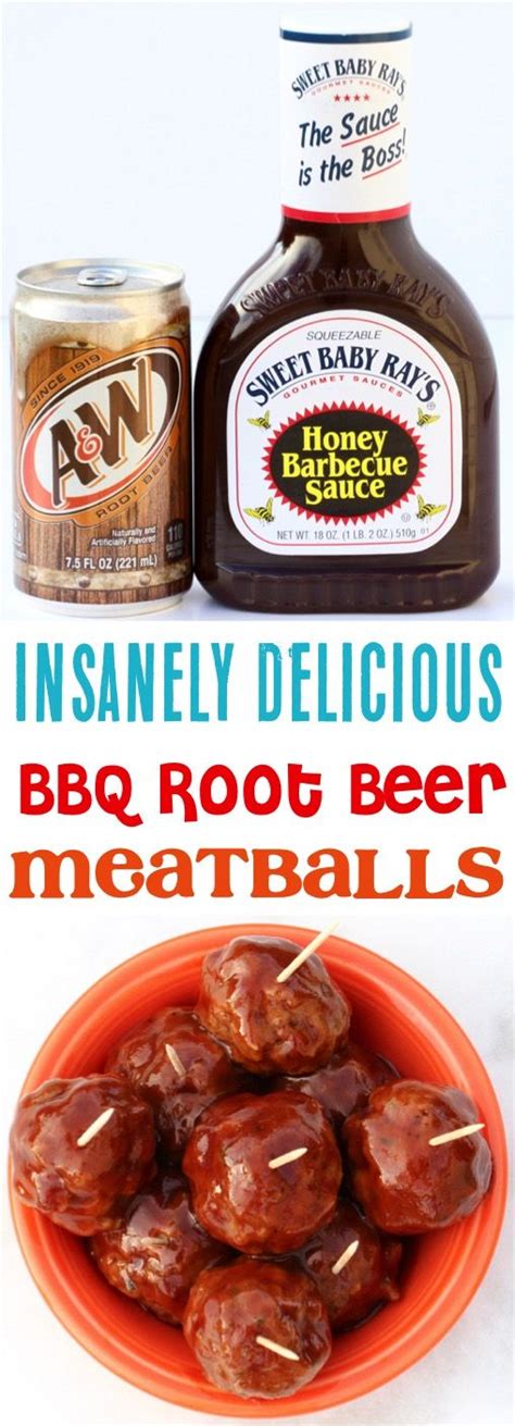 Crockpot Barbecue Root Beer Meatballs {3 Ingredients} Never Ending Journeys Honey Barbecue