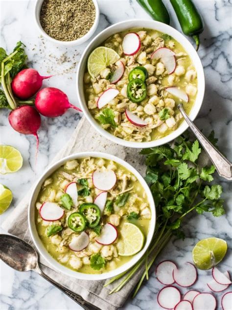 Chicken Pozole Verde Isabel Eats