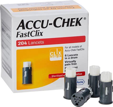 Accu Chek Fastclix Stechhilfe Mit Lanzetten Amazon De Gewerbe