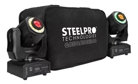 Steelpro Cabeza Movil Spot Con Gobos 90 Watts Luces Led Profesionales