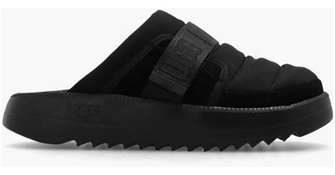 UGG 'maxxer' Slides in Black for Men | Lyst