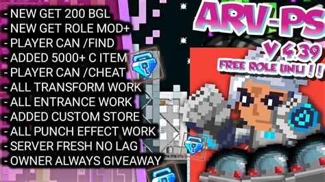 Free Role Unli Gtps Terbaru Growtopia Private Server Gtps Giveaway