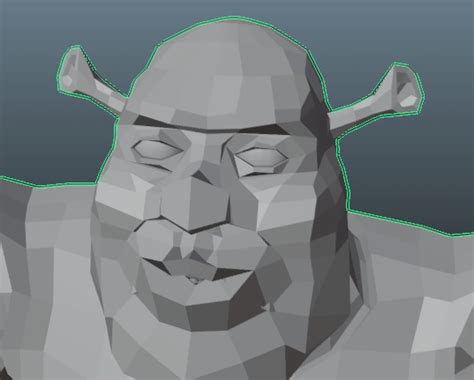 Accidentaly GigaChad Shrek : r/low_poly