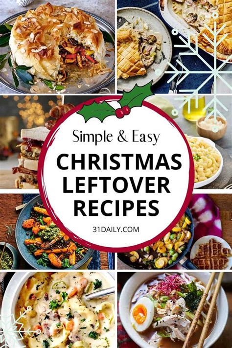 35 Easy Christmas Leftover Recipes 31 Daily