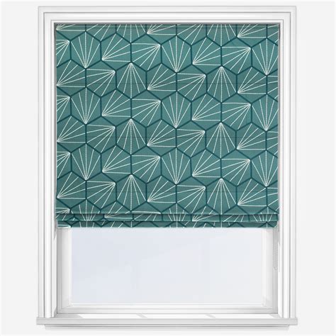 Scion Aikyo Teal Roman Blind Blinds Direct