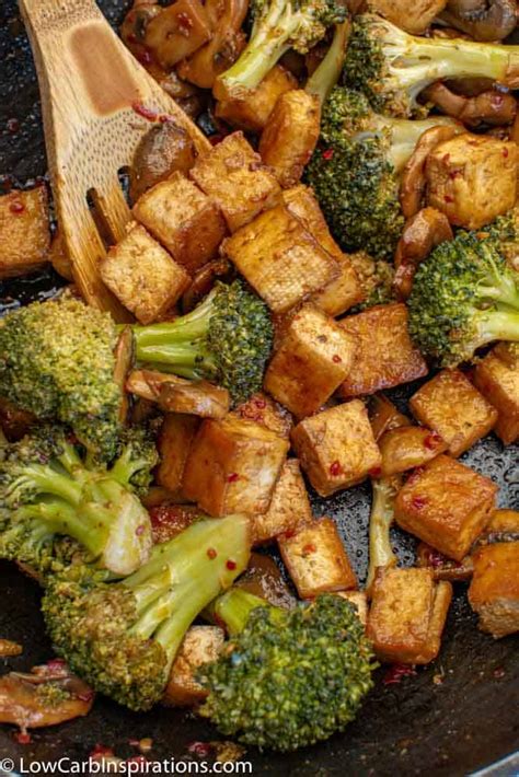 Tofu Stir Fry With Broccoli And Mushrooms Low Carb Inspirations