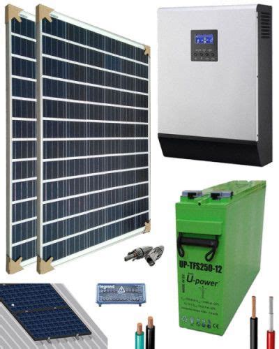 Kit Solar Casa Campo 1000W 12V 4000Whdia Al Mejor Precio Sistema De