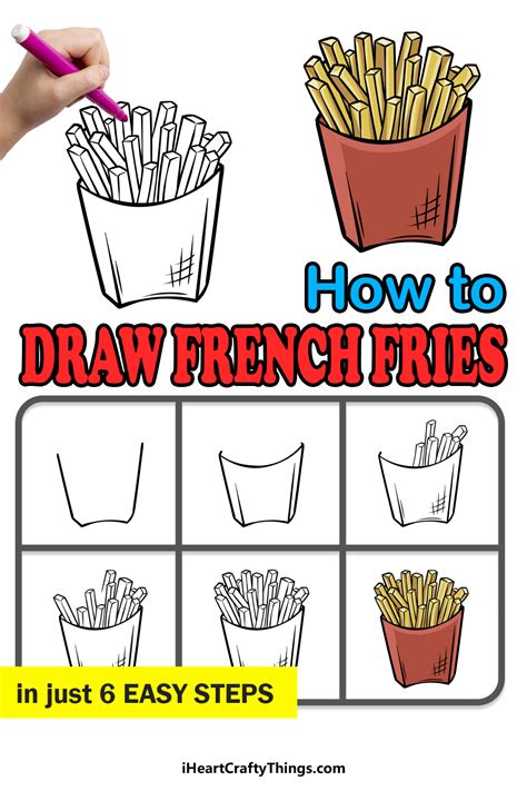 How To Draw French Fries