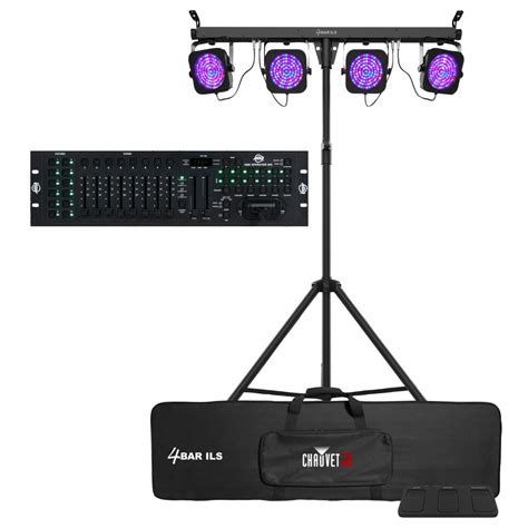 Chauvet 4bar Ils Complete Wash Lighting Solution And Adj Dmx Operator 384