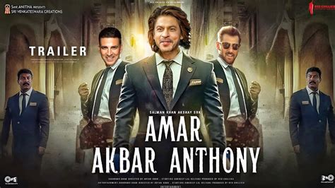 Amar Akbar Anthony Trailer Shahrukh Khan Salman Khan Akshay