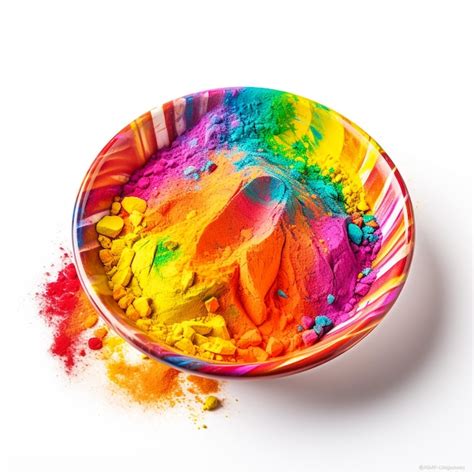 Premium Photo Colorful Traditional Holi Powder In Bowls Happy Holi