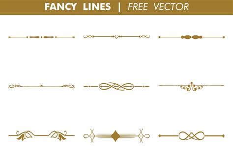 Decorative Fancy Lines Vector 96147 Vector Art At Vecteezy