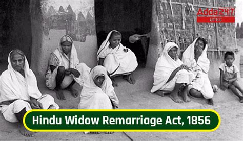 Hindu Widow Remarriage Act History Major Changes