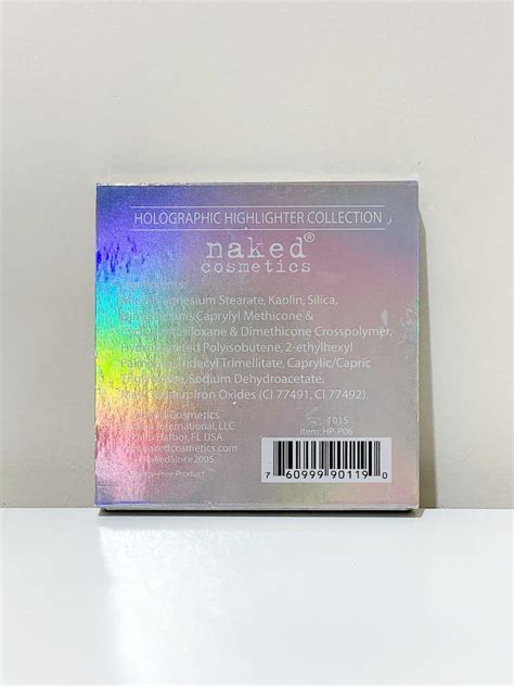 Naked Cosmetics Holographic Highlighter Palette Beauty Personal Care Face Makeup On Carousell