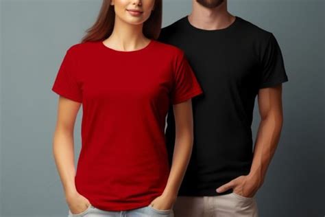 Valentines Day Couple T Shirt Mockup Graphic By Forhadx5 · Creative Fabrica