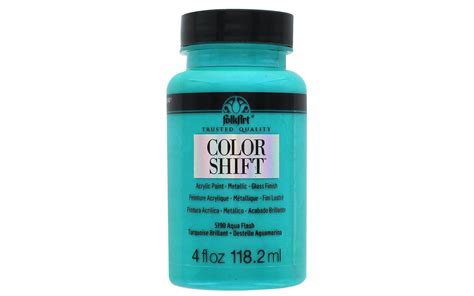 Plaid Folkart Color Shift Paint Oz Aqua Flash Michaels