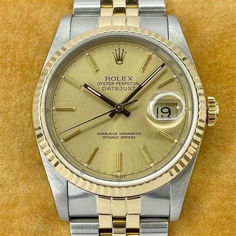 Rolex Oyster Perpetual Datejust Ref 16233 Unisex Catawiki