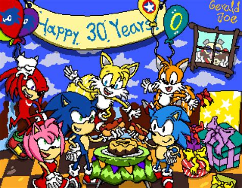 Sonic 30th Anniversary By Gerarldjoe99 On Deviantart