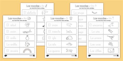 Paquete De Actividades De Vocales Twinkl Usa Twinkl
