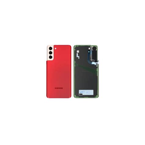 Original Cache Batterie Vitre Arri Re Phantom Red Pour Samsung Galaxy