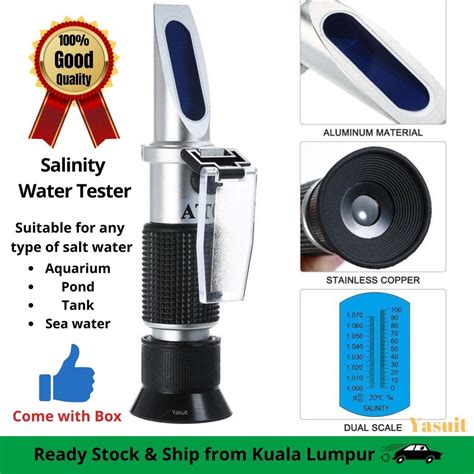 Salinity Refractometer Handheld Salt Water Tester PPT Aquaculture