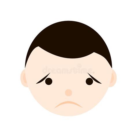 Child emotions, faces set stock vector. Illustration of caucasian ...