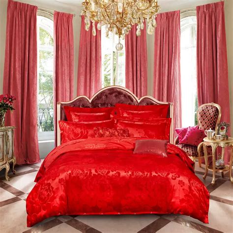 Popular Red Comforter Sets Queen Buy Cheap Red Comforter Sets Queen