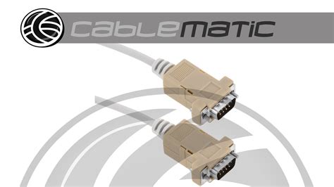 Cable Serie Null Modem Distribuido Por Cablematic ® Youtube