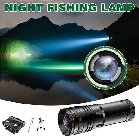 Avdolw Night Fishing Light With Adjustable Focus And Rechargeable USB