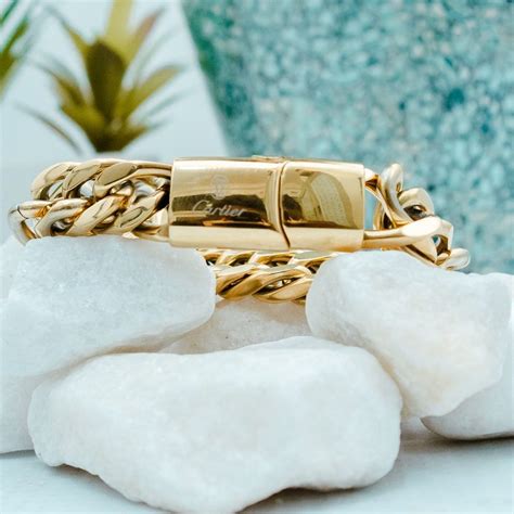 Cartier Gold Fashion Bracelet for Men | Gembox