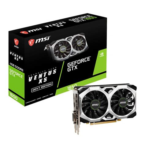 Msi Geforce Gtx 1650 D6 Ventus Xs Ocv1 4gb Gddr6 128bit Nvidia Ekran Kartı Vatan Bilgisayar