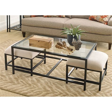 Hammary Metal Nesting Coffee Table