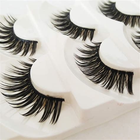 3D Wispies False Eyelashes Long Lashes With Volume 5 Pairs Aooty